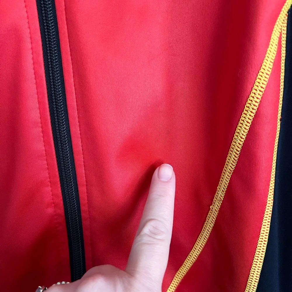 Men’s Castelli Rossi Corsa Cycling Jacket size Medium Red Yellow Black - Picture 13 of 14